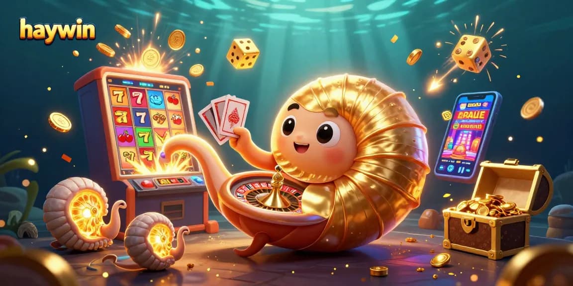 Experience exciting gambling at haywin featuring vibrant 3D illustrations and dynamic casino game elements.