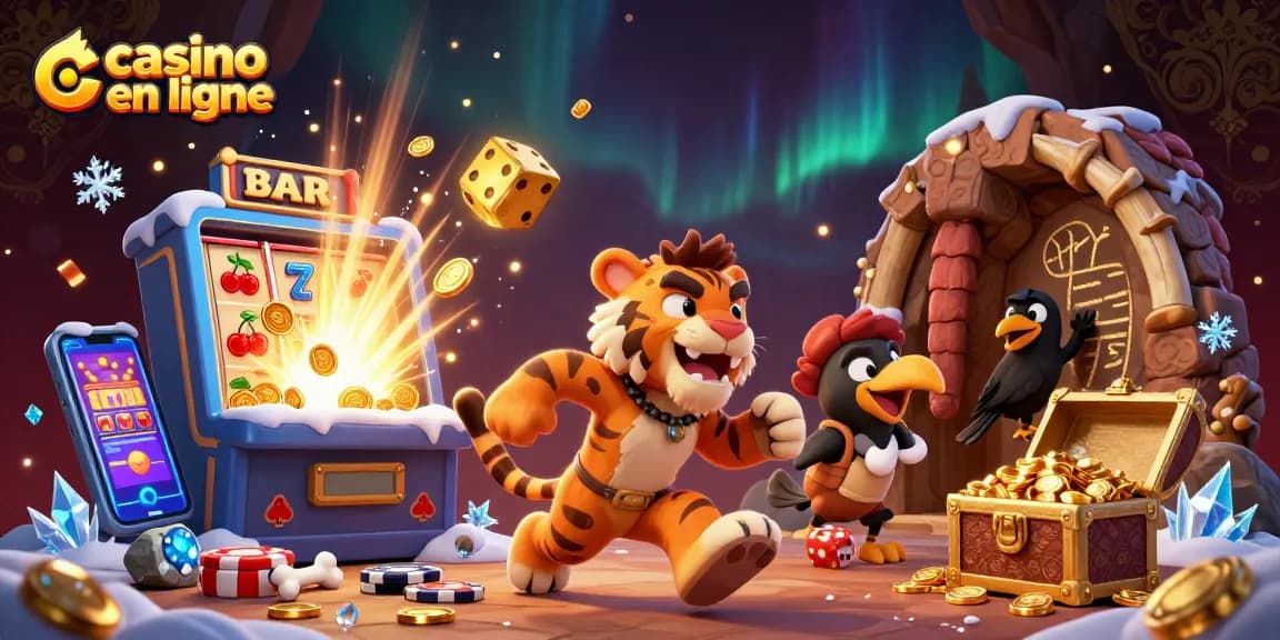 Expérience de jeu passionnante au casino en ligne avec des personnages et des éléments captivants.