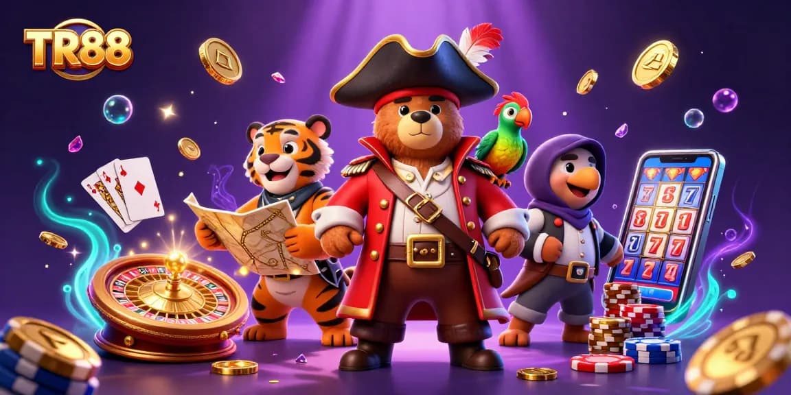 Experience winning strategies at TR88 with animated casino adventure featuring dynamic game elements.