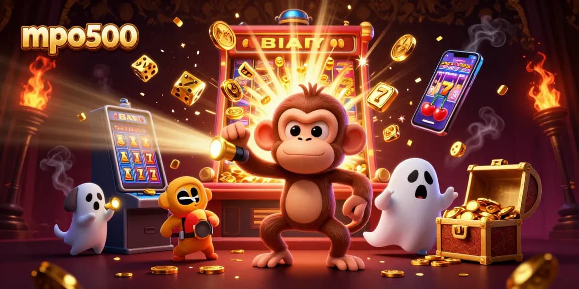 Engage with mpo500 slots through exciting golden jackpot scenes featuring lively characters and dynamic casino elements.