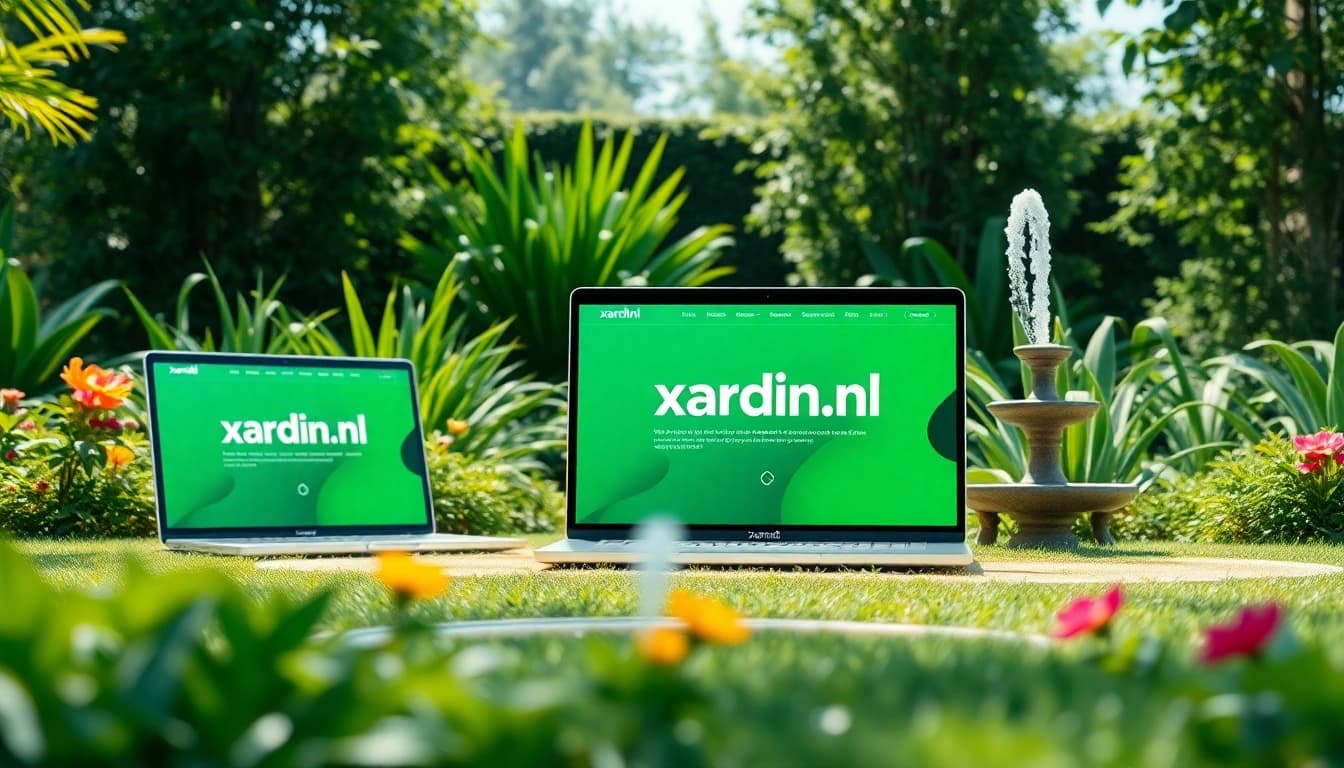 Bezoek de website xardin.nl en ontdek de frisse, moderne digitale ervaring in een natuurlijke setting.