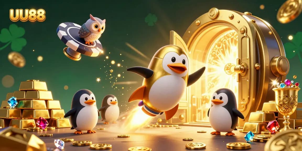 Experience the thrill of winning at UU88 with a vibrant casino scene full of treasures and adventure.