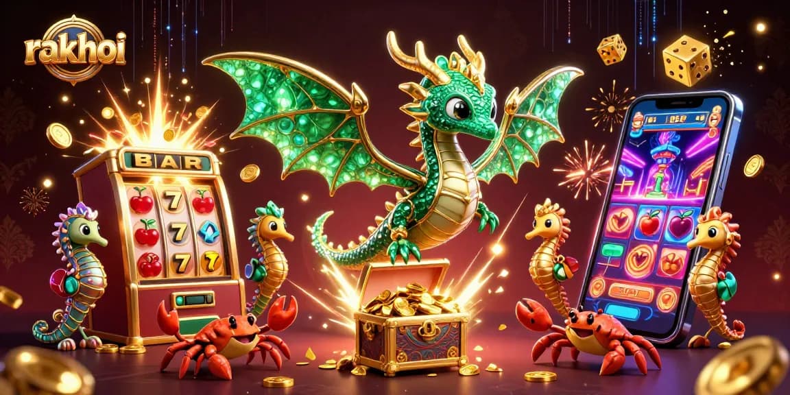 Play exciting games at rakhoi while enjoying a vibrant 3D treasure-filled casino adventure!