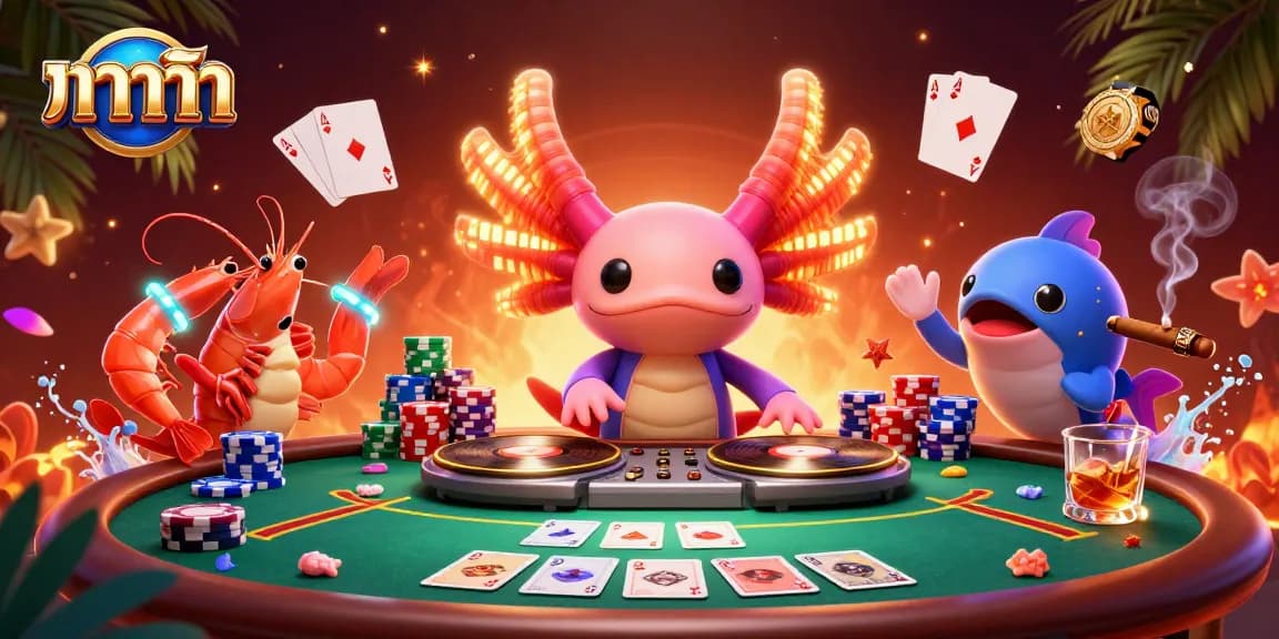 Experience the dynamic essence of บาคาร่า with lively underwater gaming themes and colorful characters.