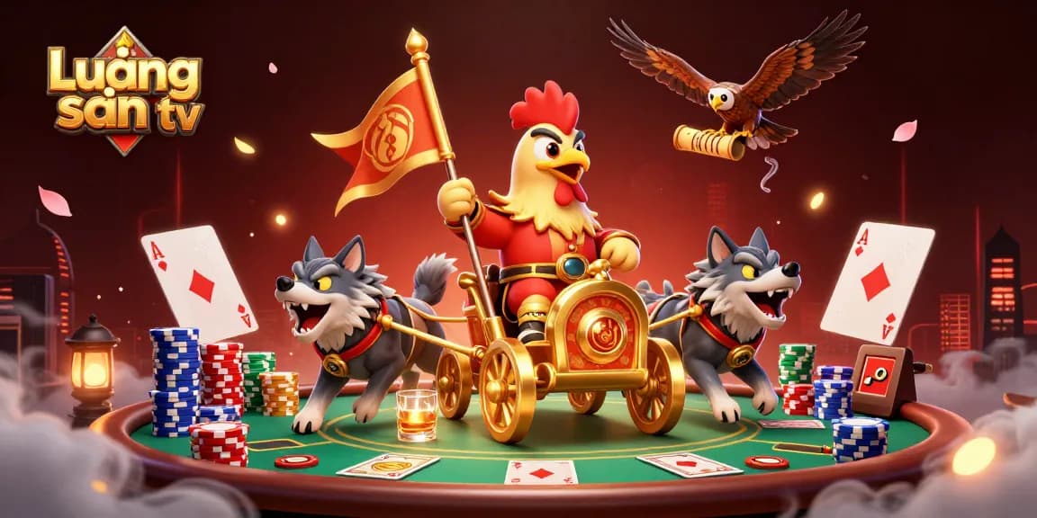 Lương sơn tv offers thrilling poker action with colorful chips and intense characters.