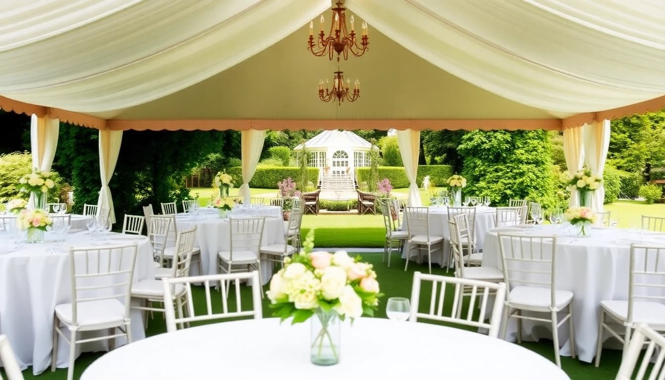 Experience beautiful moments at Stowe Venue Hire with elegant setups in scenic surroundings.