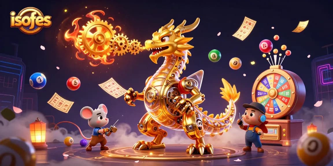Engage with isofes lottery excitement featuring vibrant lottery balls and dynamic prize elements.
