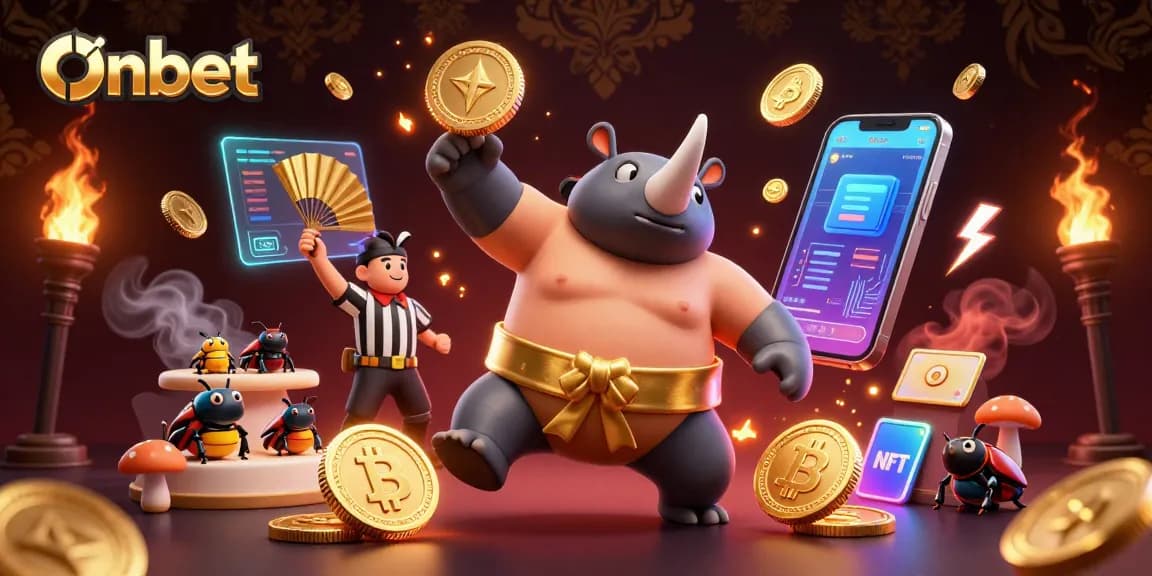 Engage in thrilling gameplay at Onbet with spectacular casino scenes featuring dynamic characters and vibrant visuals.
