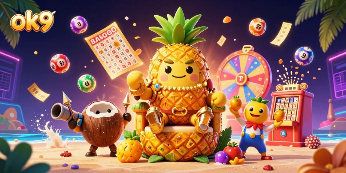 Place your bets with ok9's vibrant 3D casino scene filled with excitement and winning opportunities.