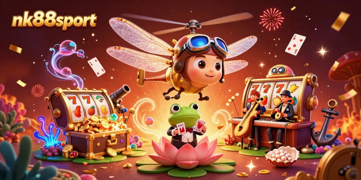 Experience thrilling games with nk88sport, where vibrant characters bring casino magic to life!