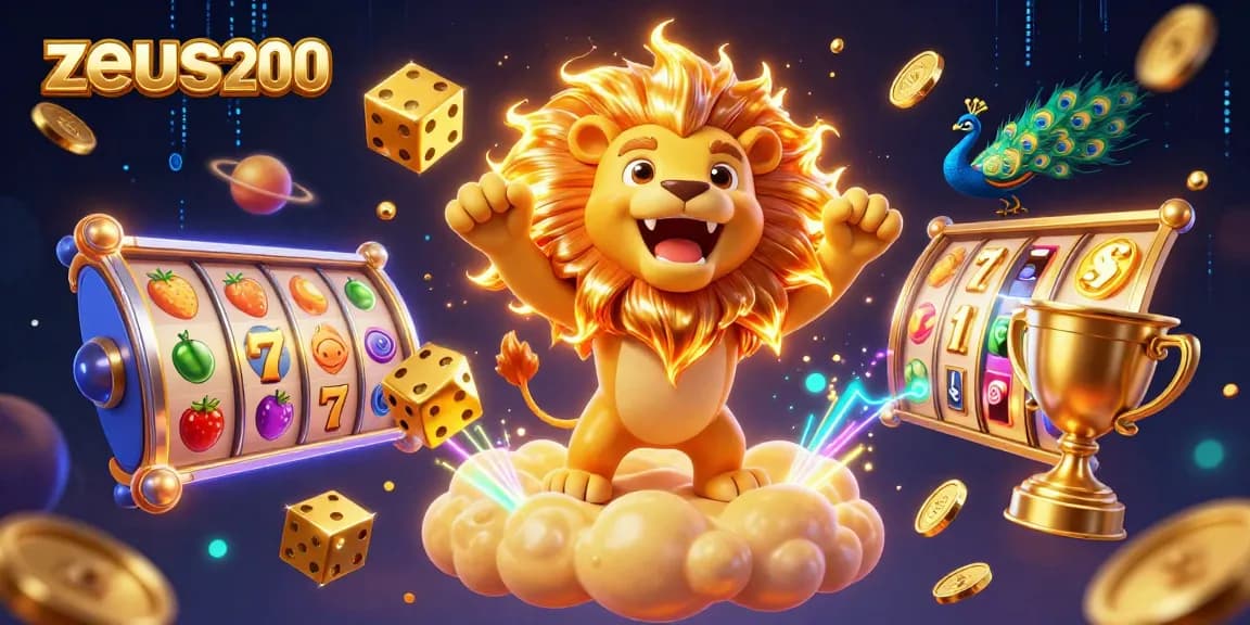 zeus200 menghadirkan permainan slot dengan simbol buah dan jackpot emas yang berkilau