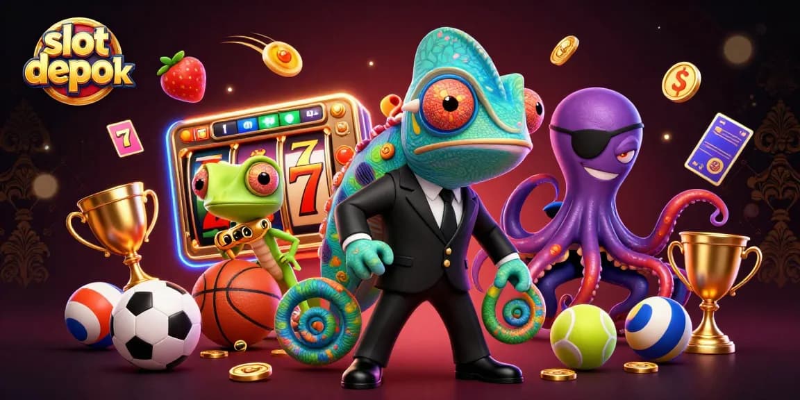 Engage in winning strategies at slot depo 1k with vibrant characters and dazzling gaming elements.