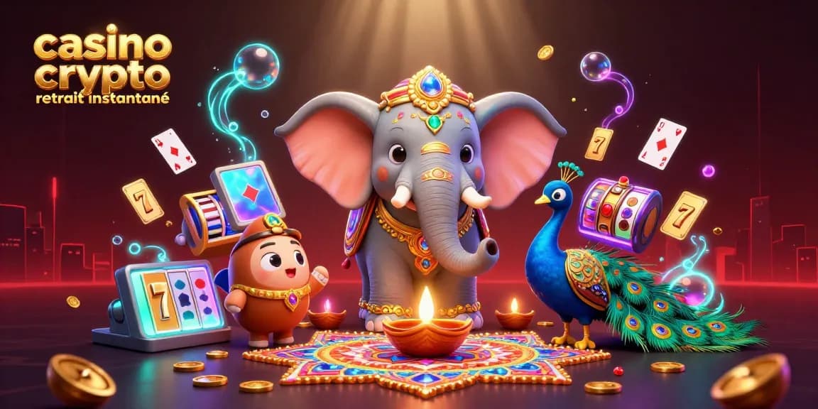 Visitez un casino crypto retrait instantané avec des jeux vidéo colorés, démontrant des gains rapides !