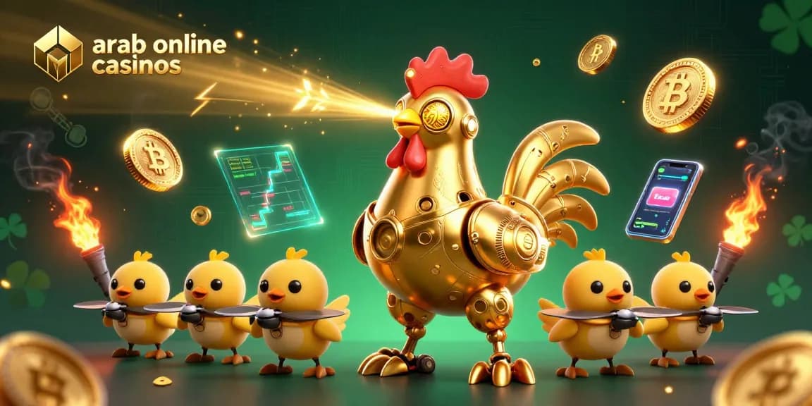 Experience thrilling action at arab online casinos with vibrant characters and dynamic game elements.