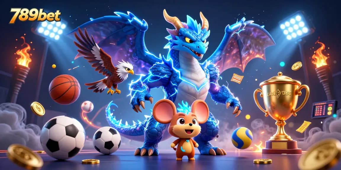 Engage with 789bet's electrifying gambling scene featuring dynamic sports elements and captivating characters in action.