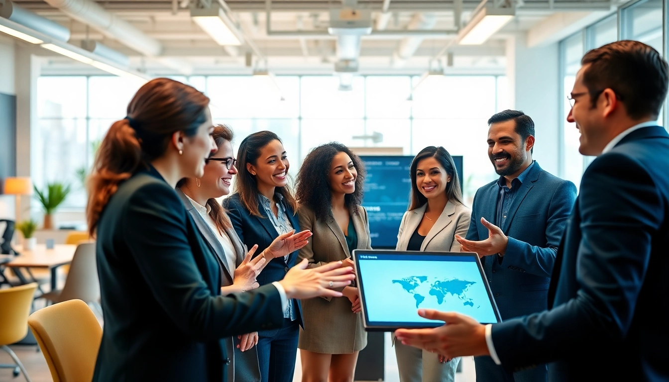Engaging HR professionals collaborating at https://bestofhr.com/ showcasing modern workplace dynamics.