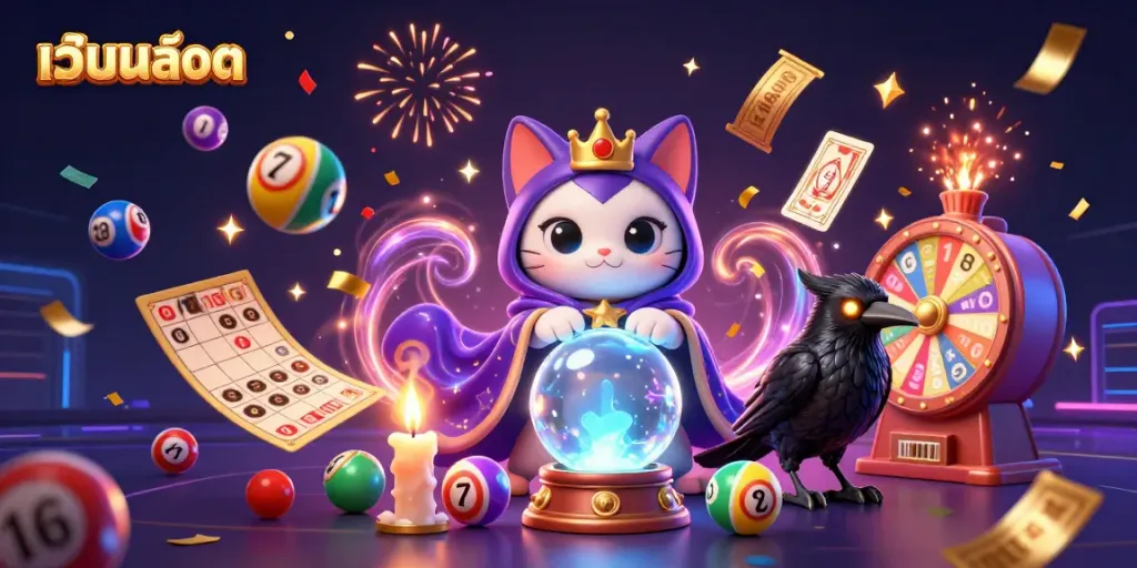 Experience thrilling เว็บสล็อต action with colorful elements and mystic characters in an engaging 3D scene.