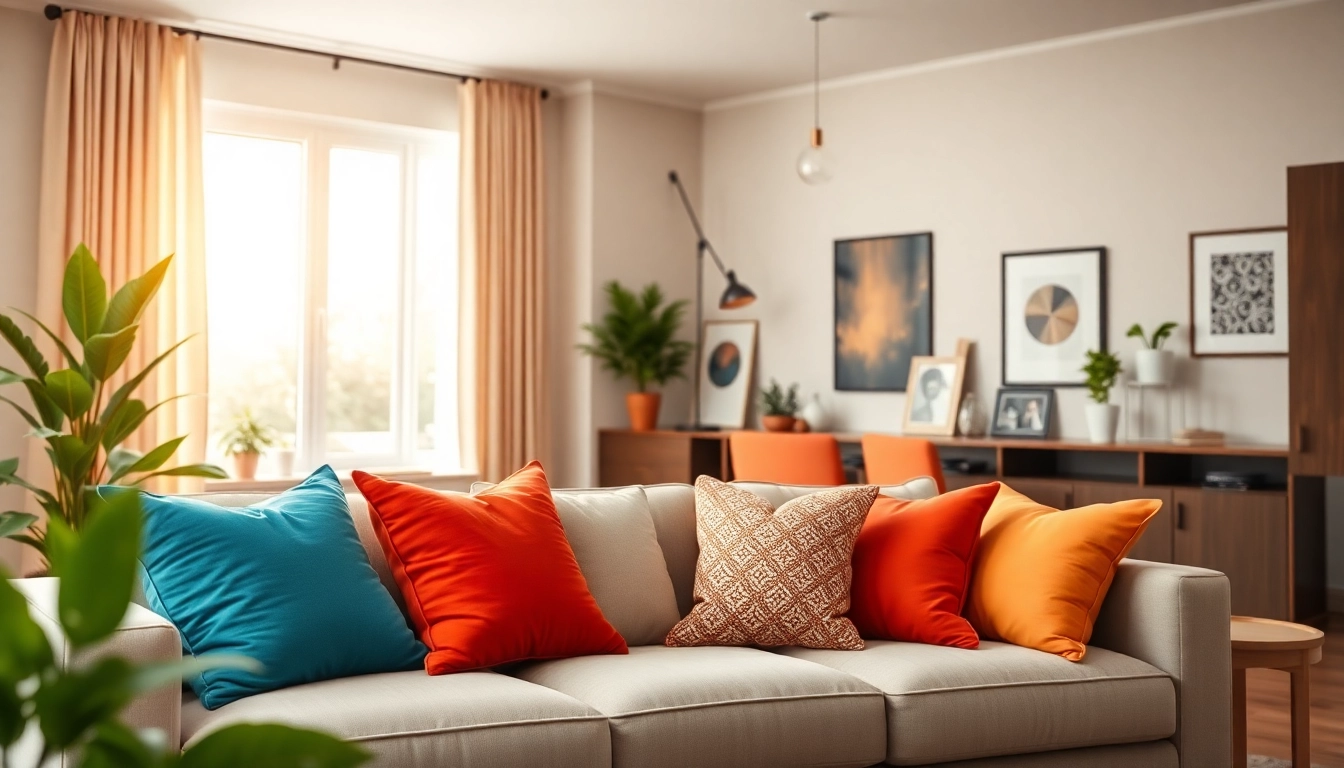 Home improvement living room transformation featuring fresh decor and natural light.