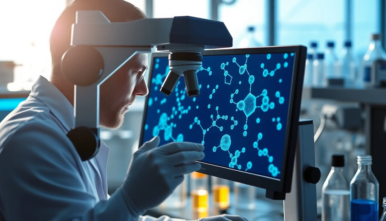 Analyze innovative peptide labs techniques in a professional research setting.