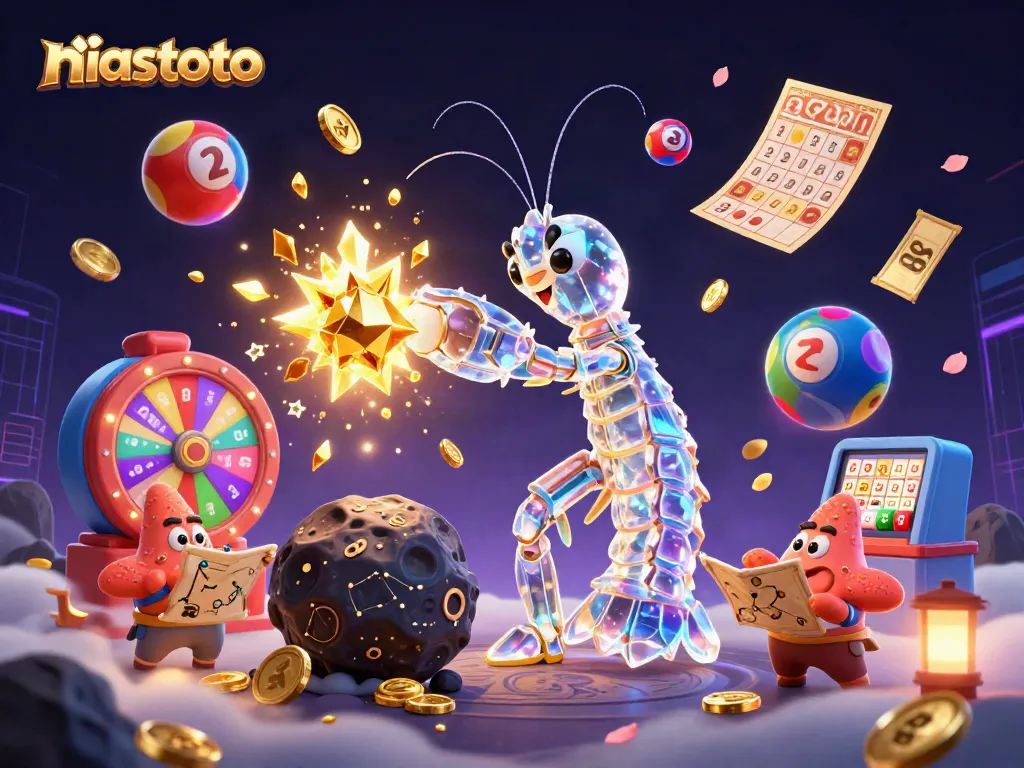 Engage with niastoto's thrilling lottery scene featuring vibrant characters and dynamic gambling elements.