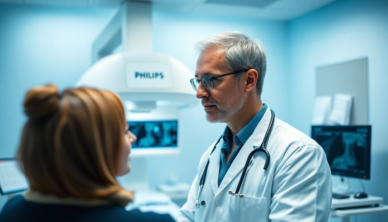 Philips medical device utilized in a professional healthcare environment.