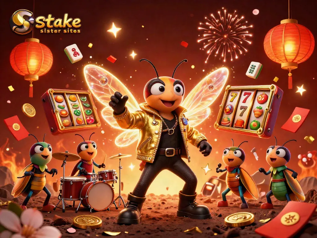 Play and win at stake.us sister sites with immersive 3D casino themes and vibrant game elements.