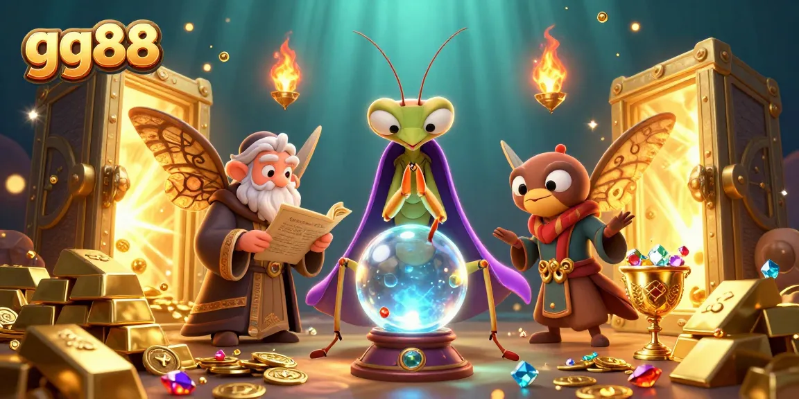 Experience thrilling moments at gg88 with a whimsical fortune teller and treasures galore.