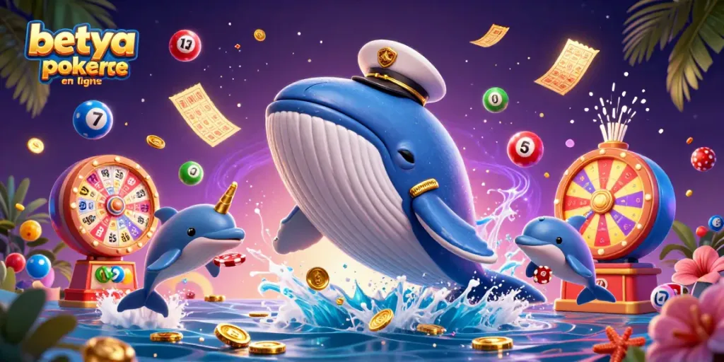 Engage in exciting gameplay with betya poker en ligne featuring playful characters and vibrant casino elements.