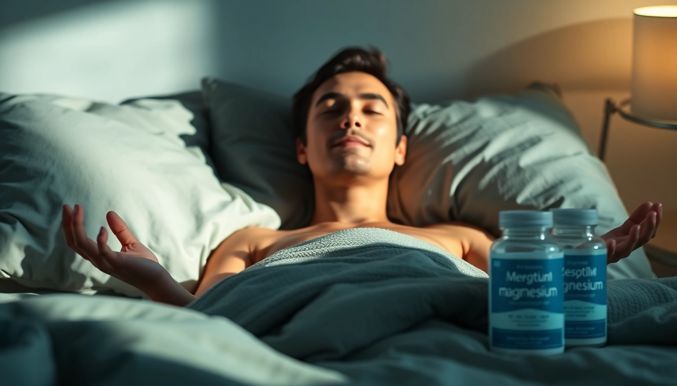 Discover how does magnesium help you sleep better with a serene meditation scene promoting relaxation.