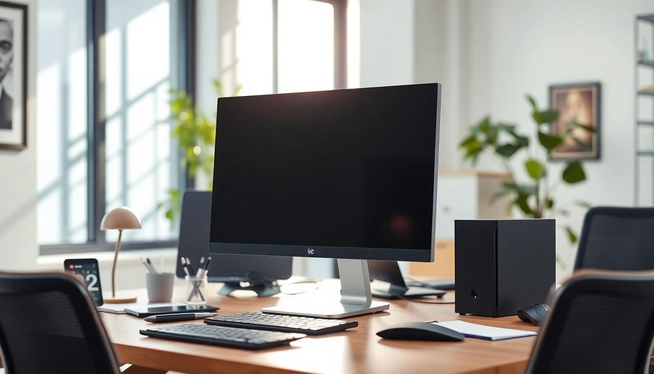 Δημιουργία και εγκατάσταση refurbished pc σε σύγχρονο γραφείο.