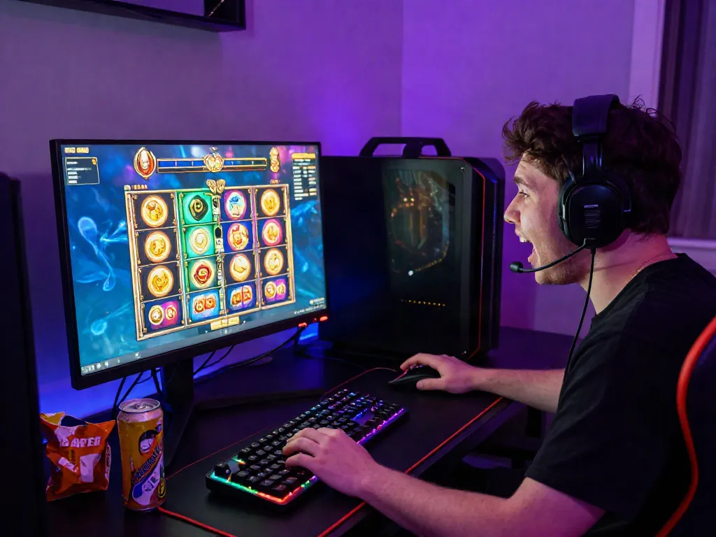 Pengalaman bermain king128 yang mendebarkan dengan komputer canggih dan suasana gaming yang dinamis.