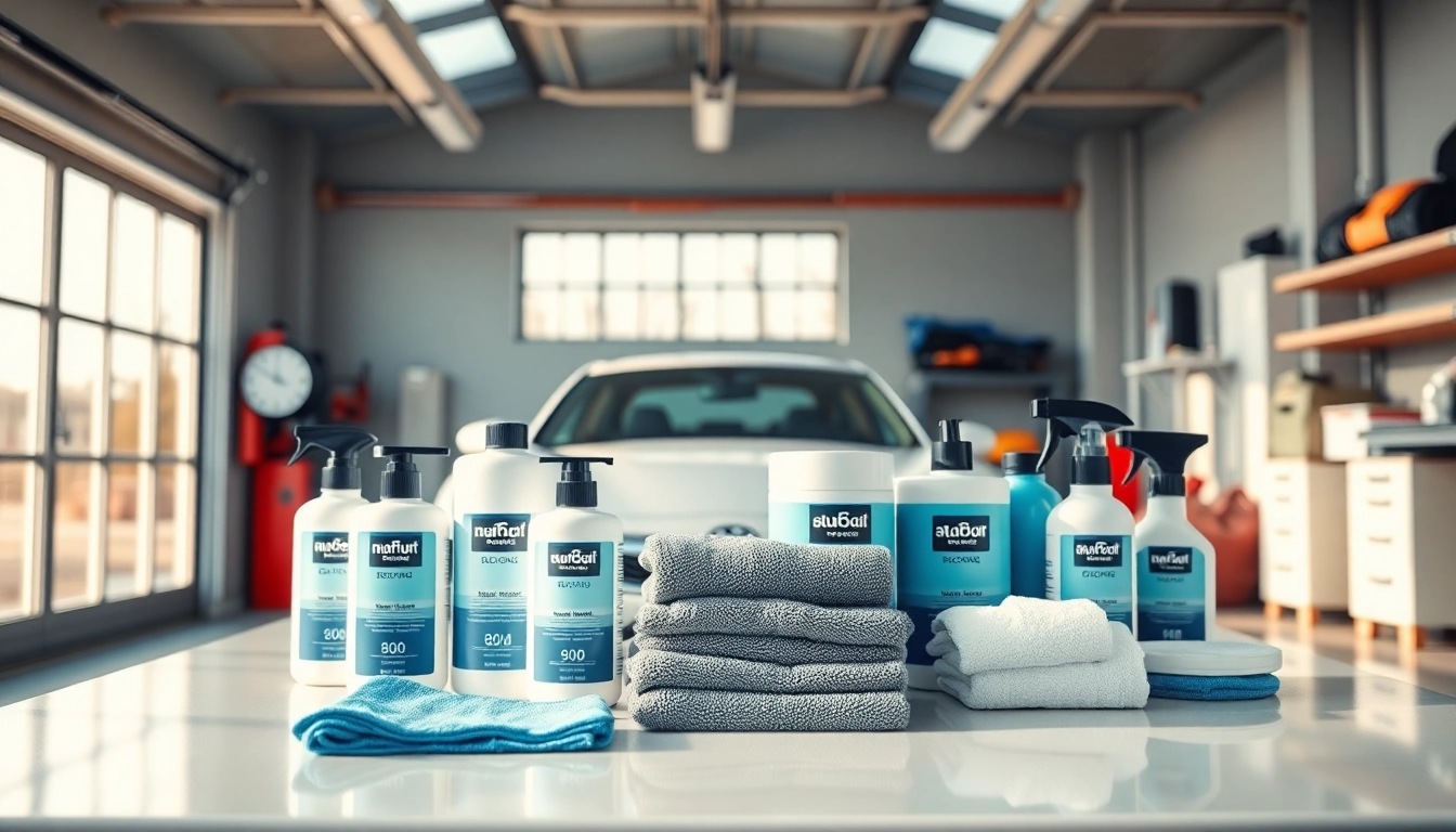 Showcase of a car detailing kit Canada highlighting quality items for auto care.