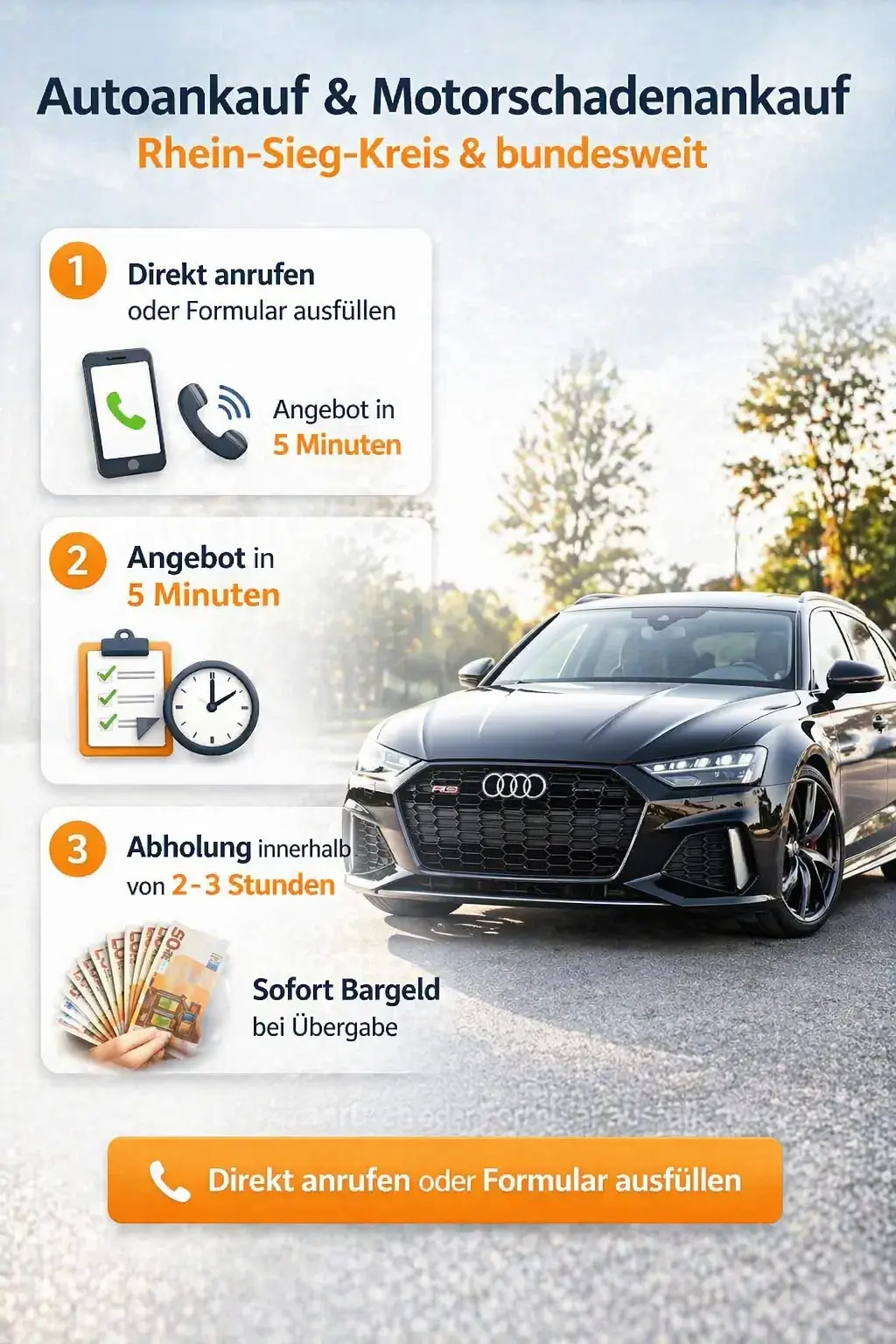 Auto mit motorschaden verkaufen ohne Stress – Wir holen Ihr Fahrzeug ab