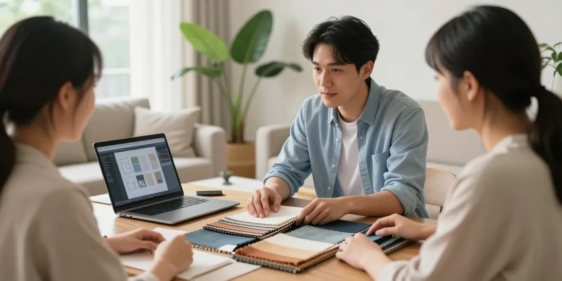 Konsultan di https://decorserene.com/privacy-policy/ berdiskusi dengan klien tentang pilihan dekorasi rumah yang stylish.