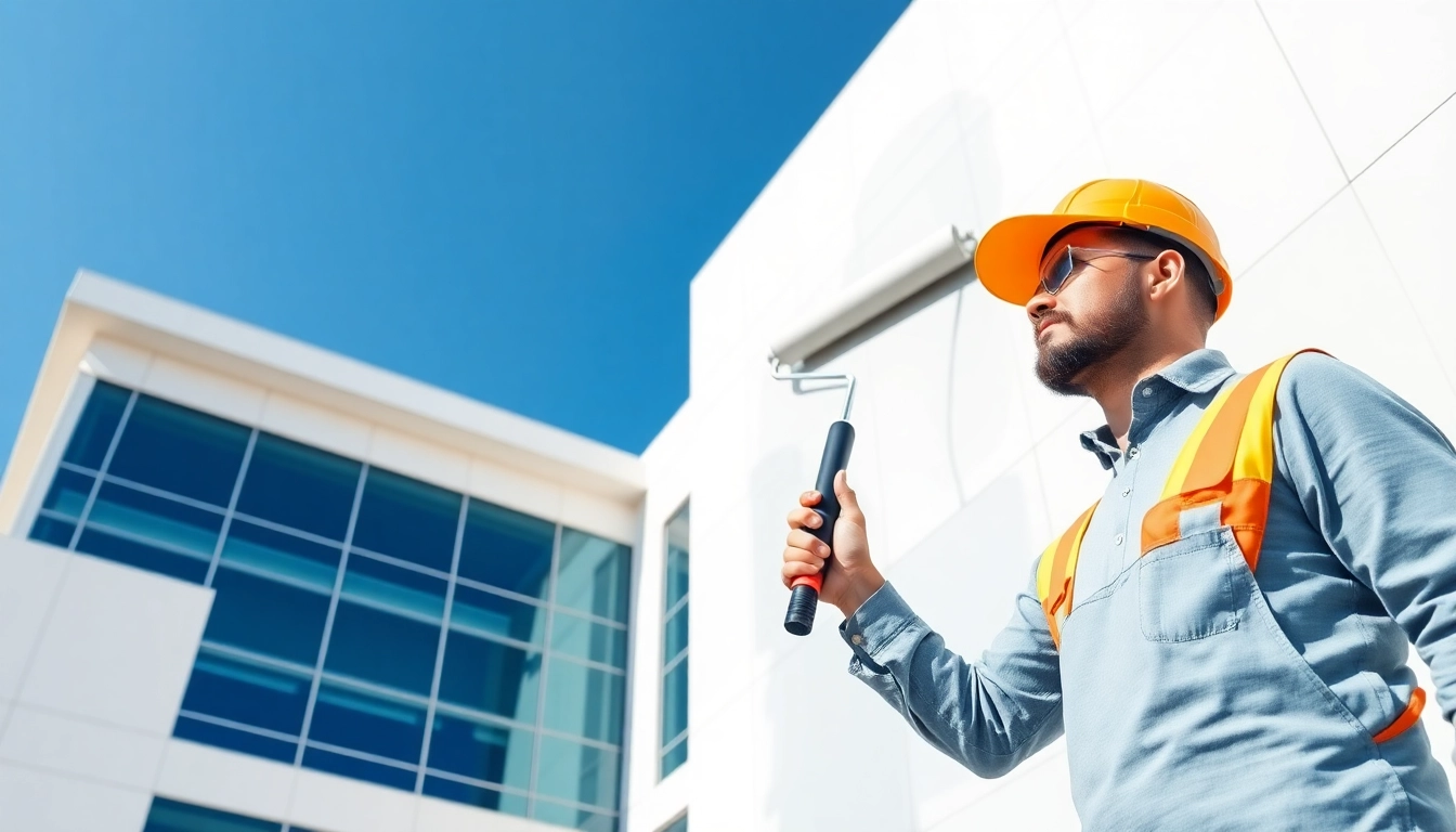 Transform spaces with a commercial painting service showcasing quality and professionalism.