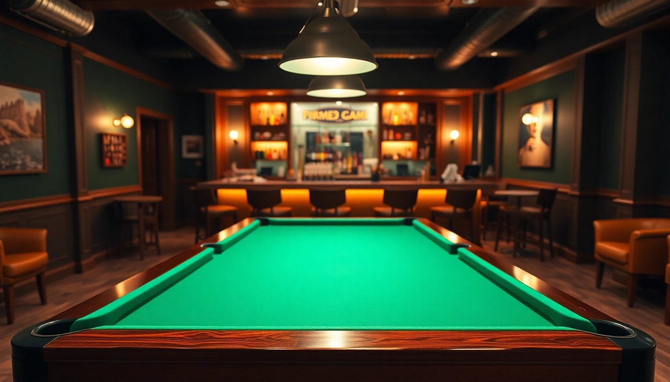 Engaged players enjoying dfw billiards in a beautifully designed game room.