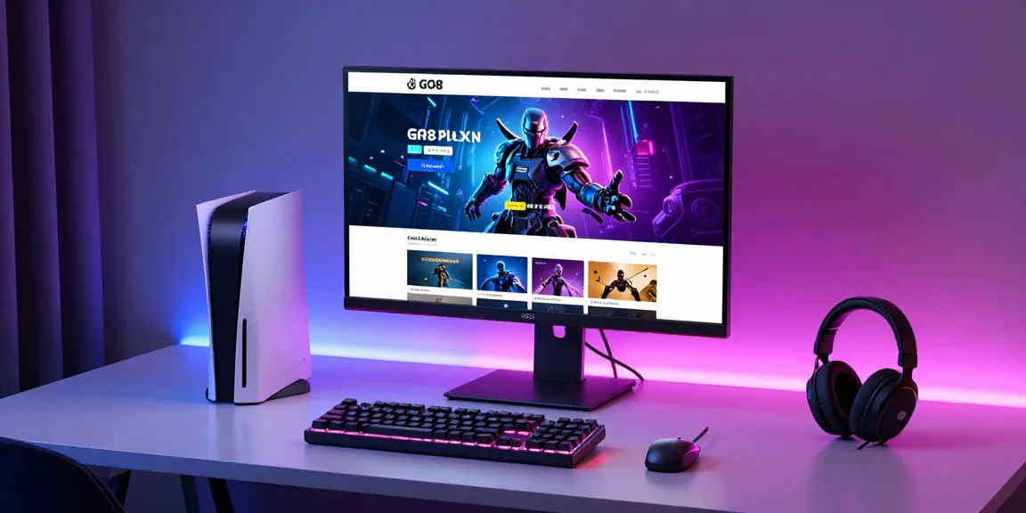 GO8 platform gaming setup with immersive technology, modern design, and user-friendly interface.