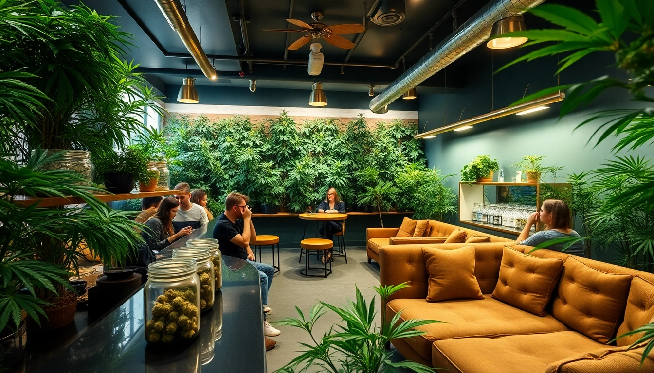 Erleben Sie den cannabis club hamburg mit gemütlicher Atmosphäre und einladenden Sitzbereichen.