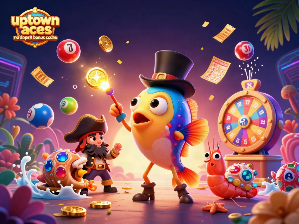 Spin with excitement using uptown aces no deposit bonus codes for endless gaming fun in vibrant casino art.