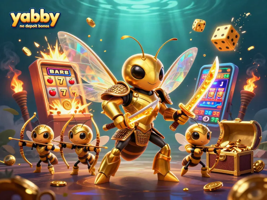Experience the yabby no deposit bonus with vibrant casino visuals and dynamic gaming features