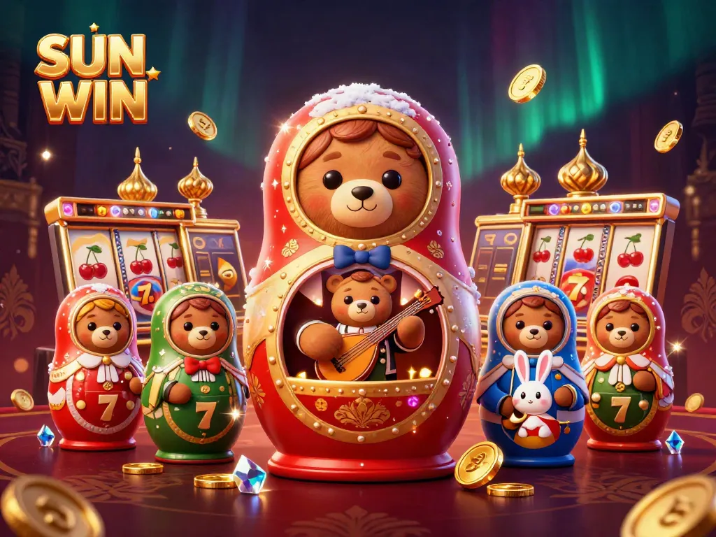Experience thrilling gameplay at SUN WIN with vibrant casino visuals and engaging characters.