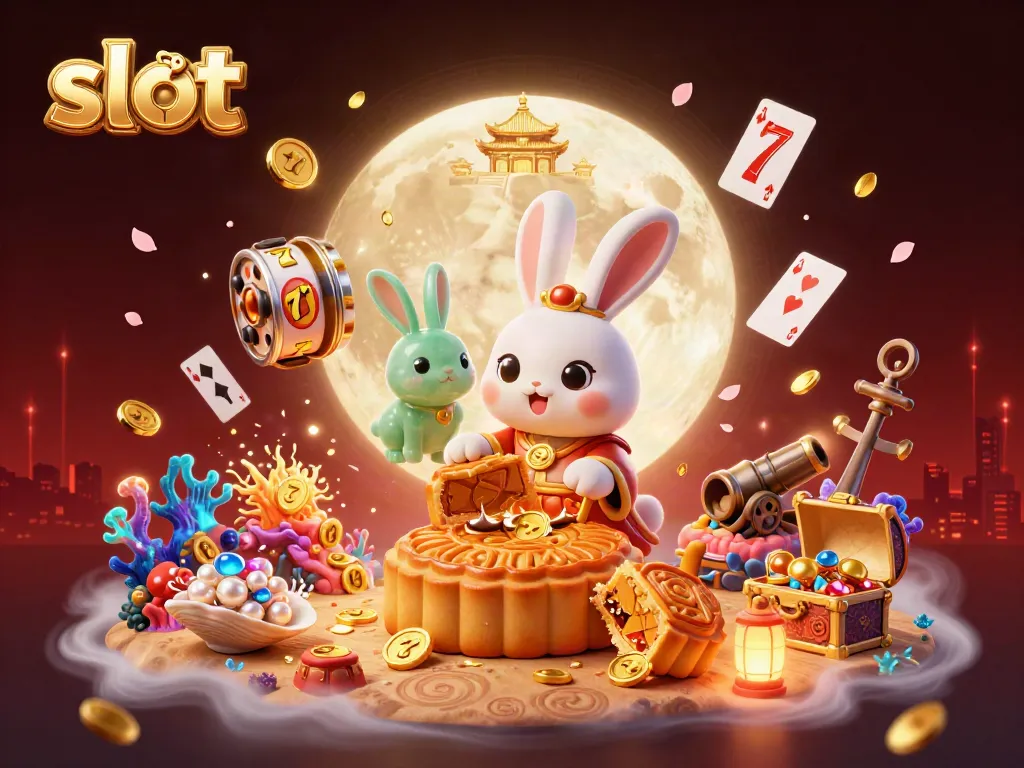 Engage in thrilling slot play with vibrant characters amidst golden treasures and gaming elements.