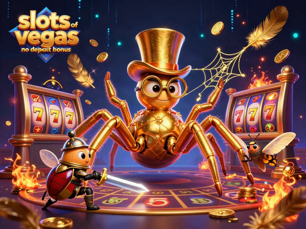 Experience the excitement with slots of vegas no deposit bonus in a vibrant, charming casino scene.